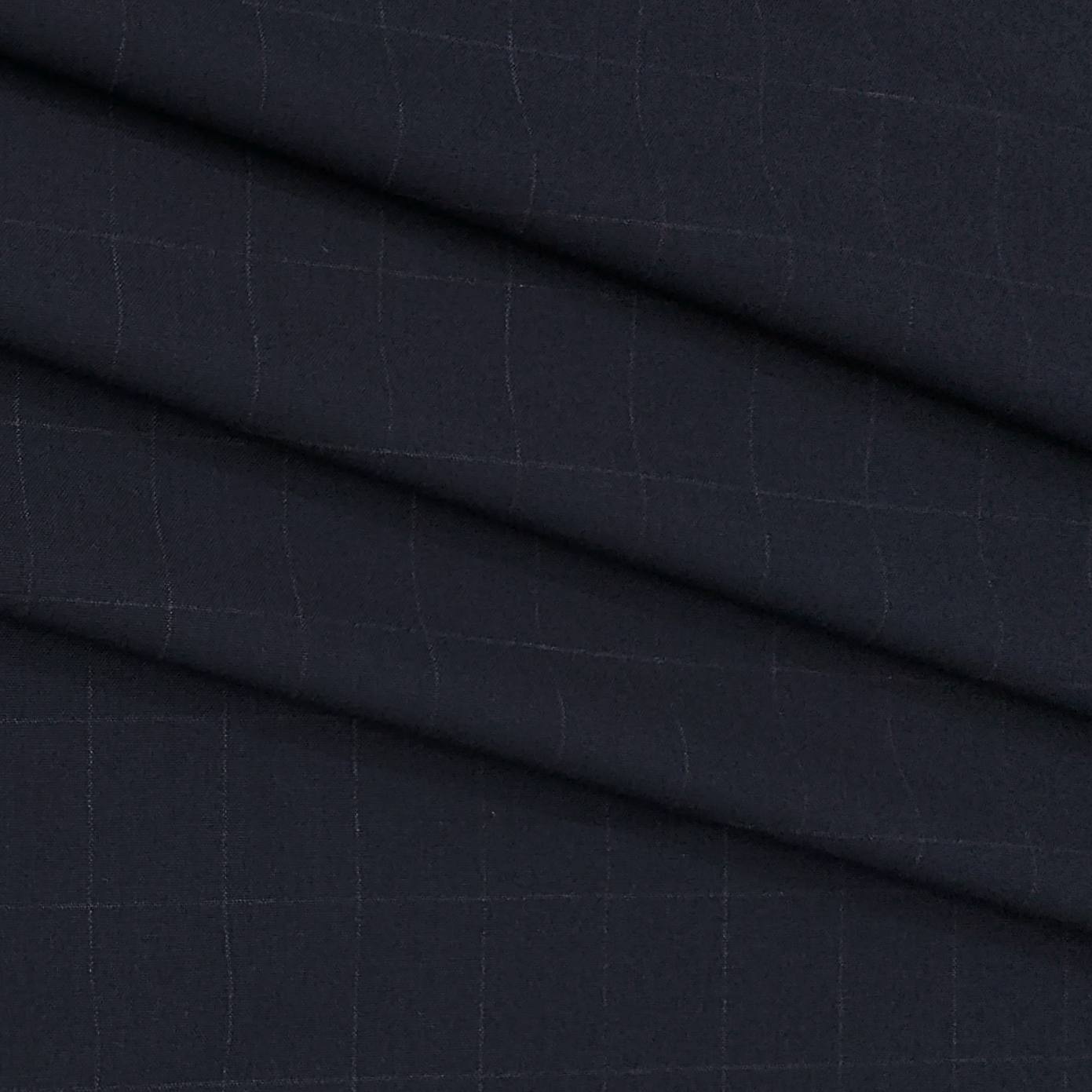 Trouser Fabric Donear 4Way Stretchable Premium Broad Check Colour Berry Blue